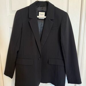 Abercrombie & Fitch Elegant Black Suit Jacket